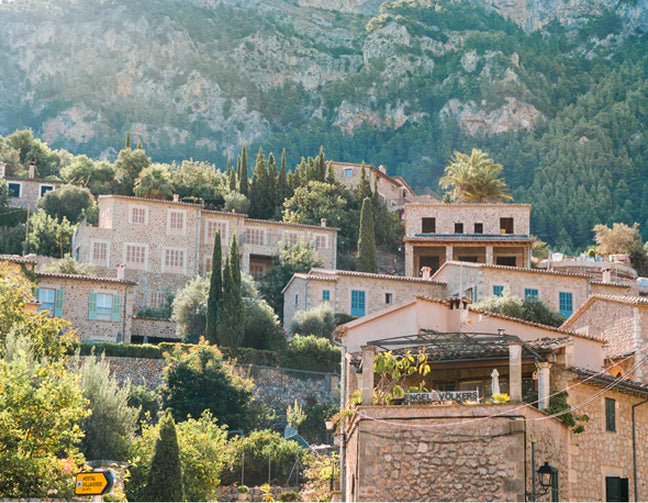 A Mallorcan village in the Serra de Tramuntana